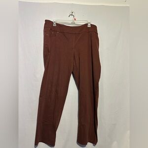 Ruby Rd. Women’s Brown Straight-Leg Trousers – Size 22W